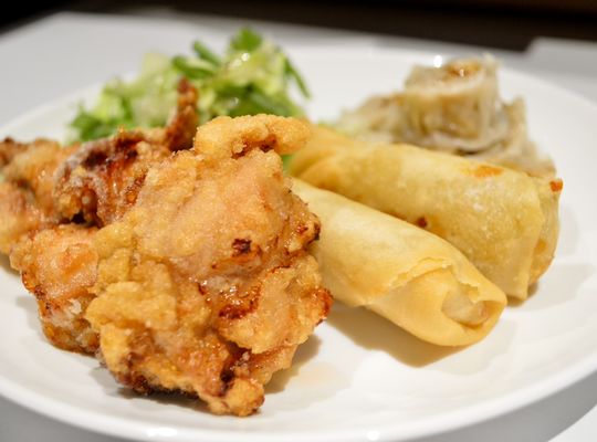 唐揚げ春巻き焼売セット