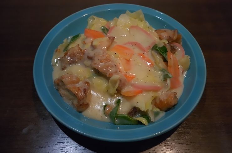 鶏肉と野菜のクリーム煮