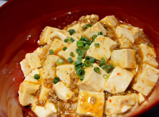 麻婆豆腐丼定食